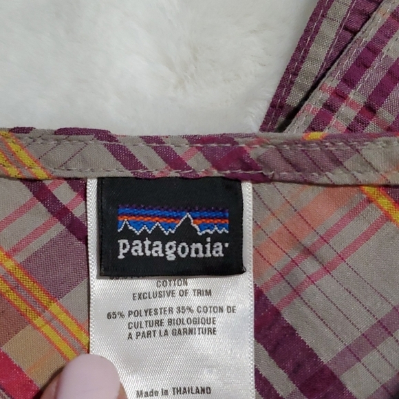PATAGONIA PLAID SLEEVELESS SUN DRESS - Picture 6 of 7